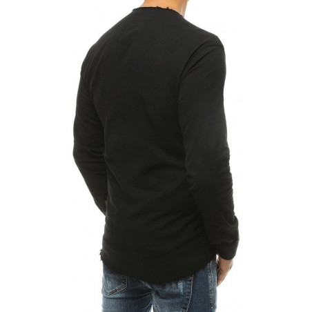 Casual pánska čierna košeľa DX1903