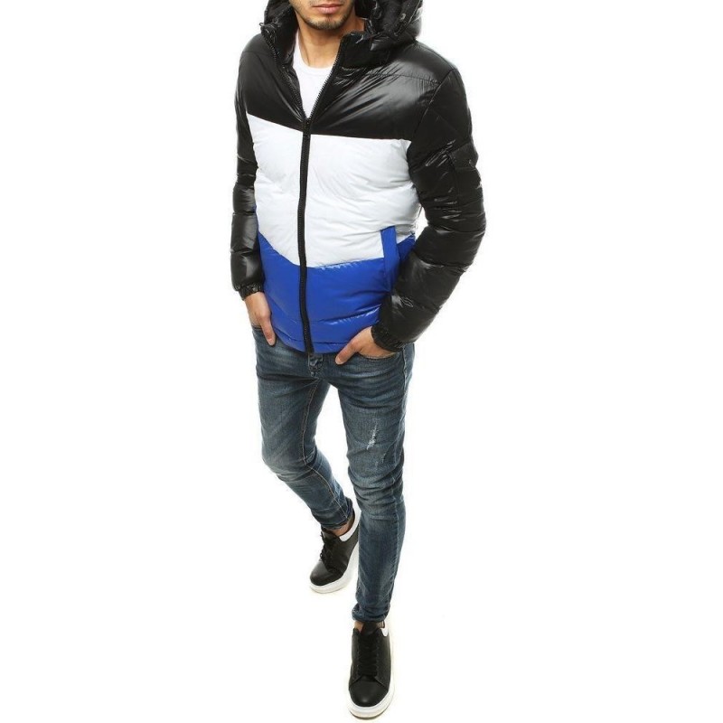 Zimná pánska prešívaná bunda TX3429 - čierna