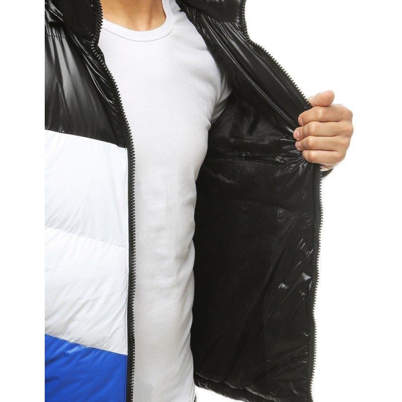 Zimná pánska prešívaná bunda TX3429 - čierna