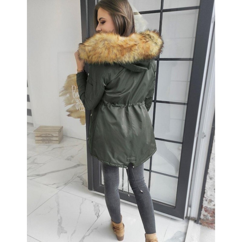 Dámska zelená zimná parka VISTEO TY1458
