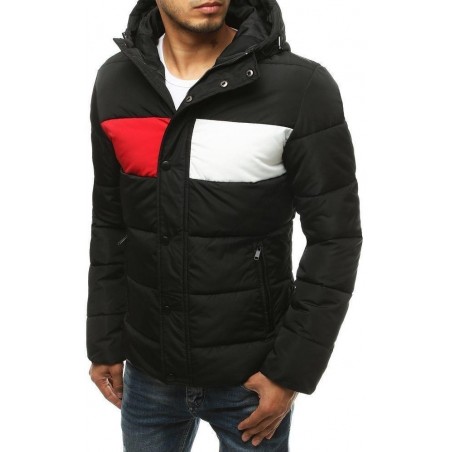 Pánska zimná prešívaná bunda TX3474 - čierna