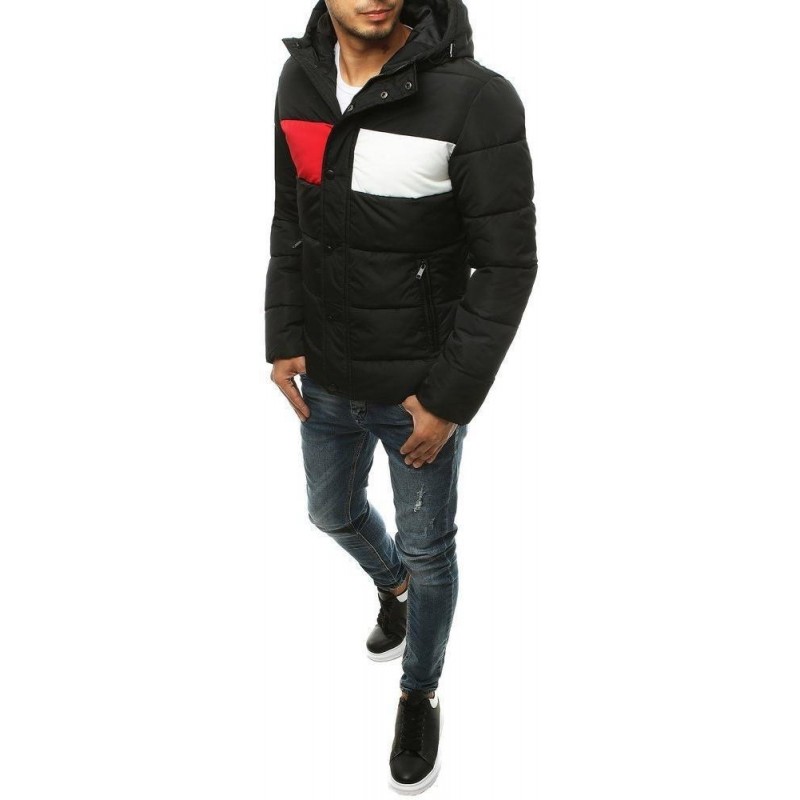 Pánska zimná prešívaná bunda TX3474 - čierna