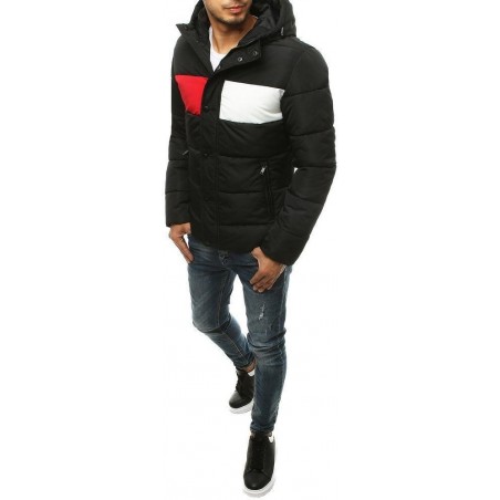 Pánska zimná prešívaná bunda TX3474 - čierna