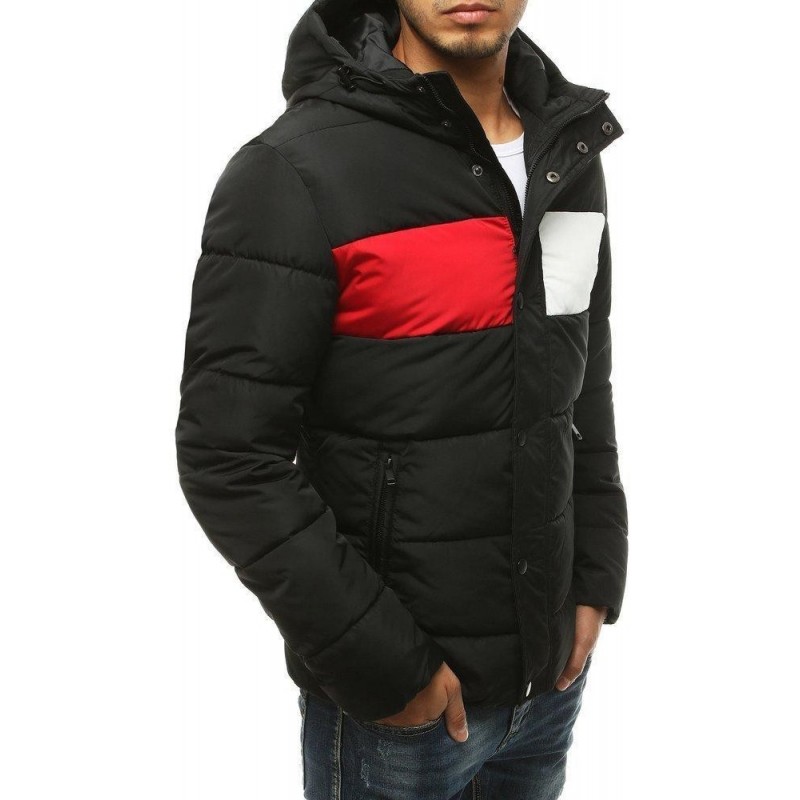 Pánska zimná prešívaná bunda TX3474 - čierna