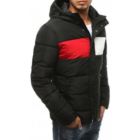 Pánska zimná prešívaná bunda TX3474 - čierna