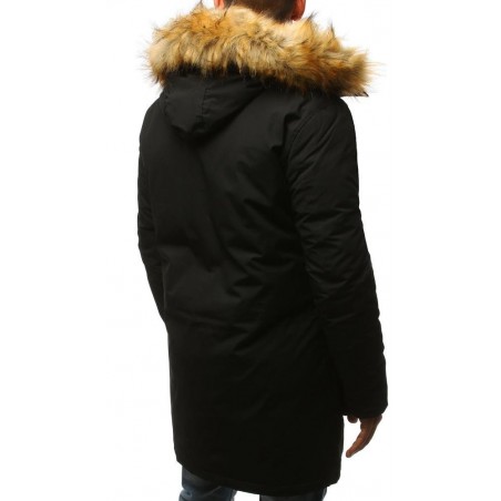 Pánska zimna bunda (tx2344) - čierna, veľ. XL
