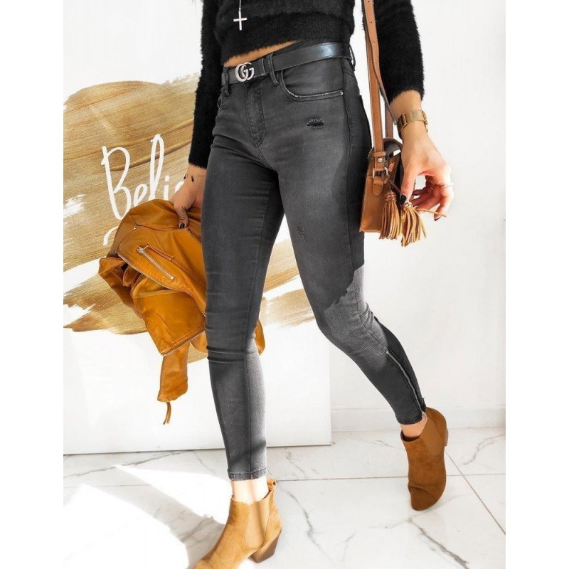 Dámske rifle Skinny Fit SEPHINA UY0609 - čierne