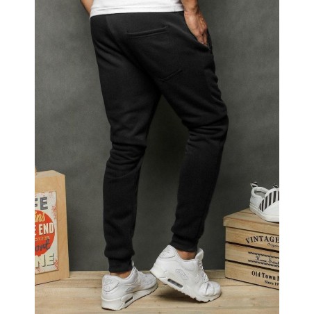 Pánske čierne tepláky UX2647