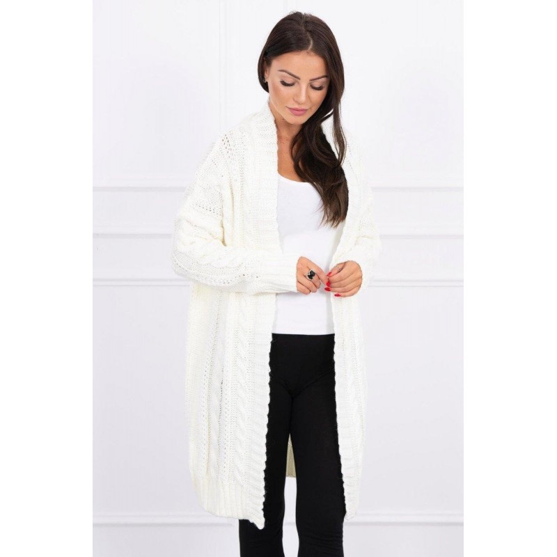 Dámsky pletený kardigán 2019-21 - ecru