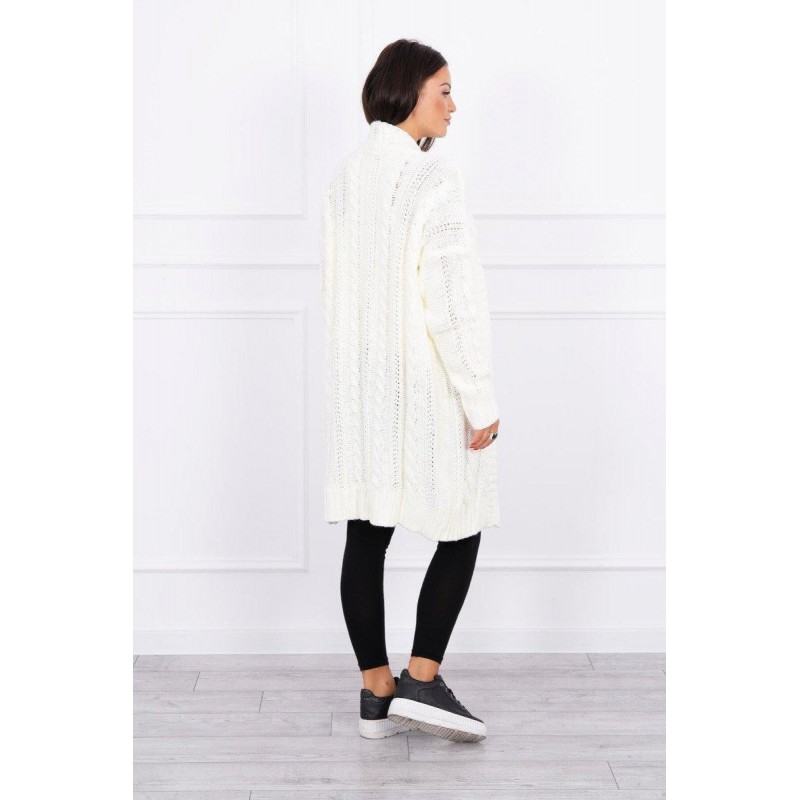Dámsky pletený kardigán 2019-21 - ecru