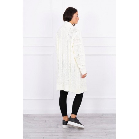 Dámsky pletený kardigán 2019-21 - ecru