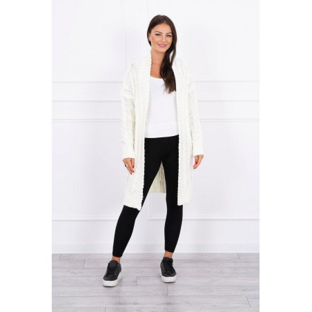 Dámsky pletený kardigán 2019-21 - ecru