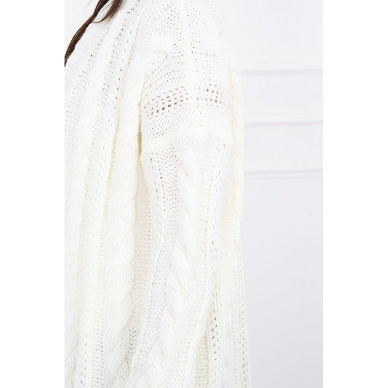 Dámsky pletený kardigán 2019-21 - ecru