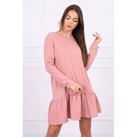 Tmavoružové šaty pre dámy 66188