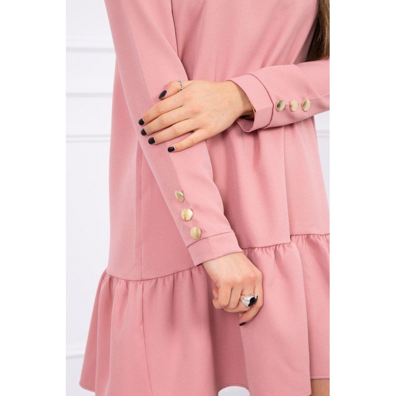 Tmavoružové šaty pre dámy 66188