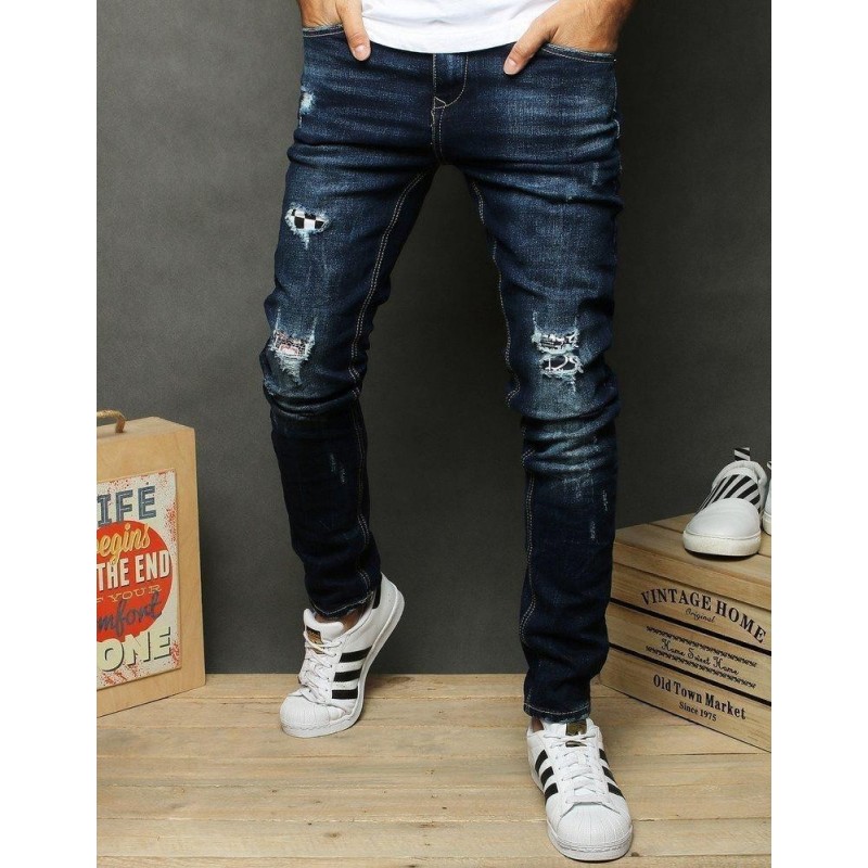 Rifle pre mužov UX2674 - tmavomodré