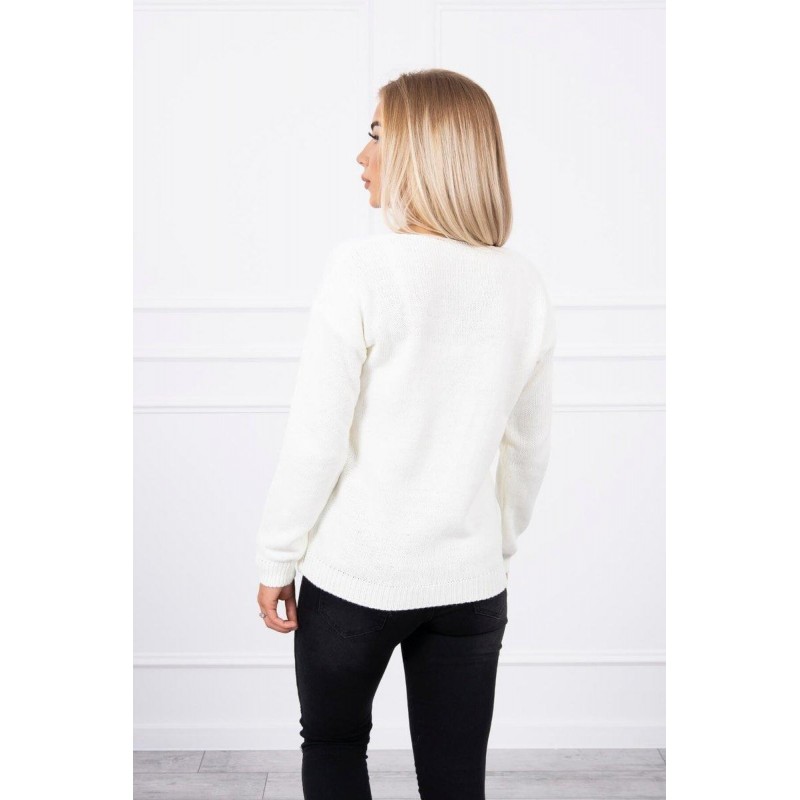 Dámsky sveter 2020-15 - ecru
