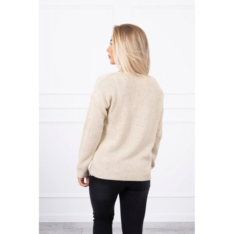 Dámsky sveter 2020-15 - béžový