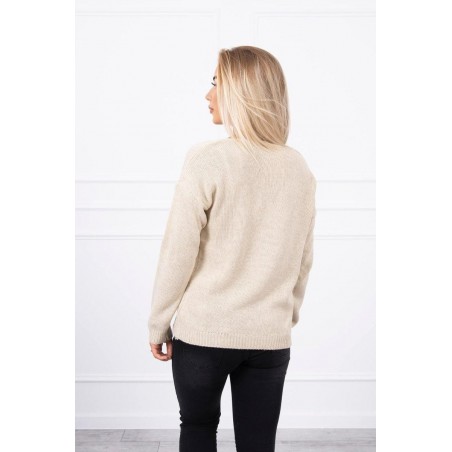 Dámsky sveter 2020-15 - béžový
