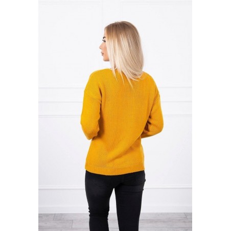 Dámsky sveter 2020-15 - horčicový