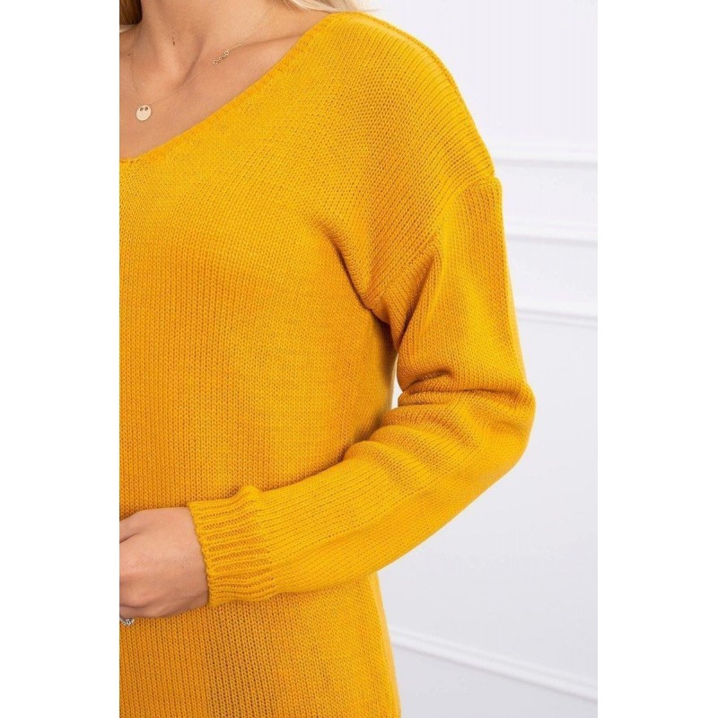Dámsky sveter 2020-15 - horčicový