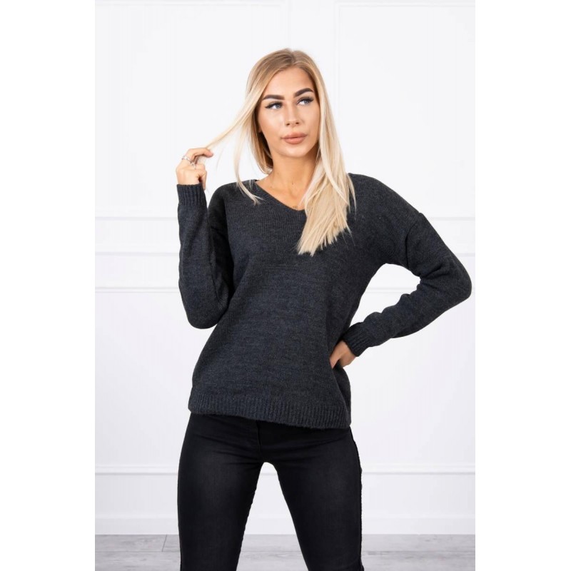 Dámsky sveter 2020-15 - grafitový