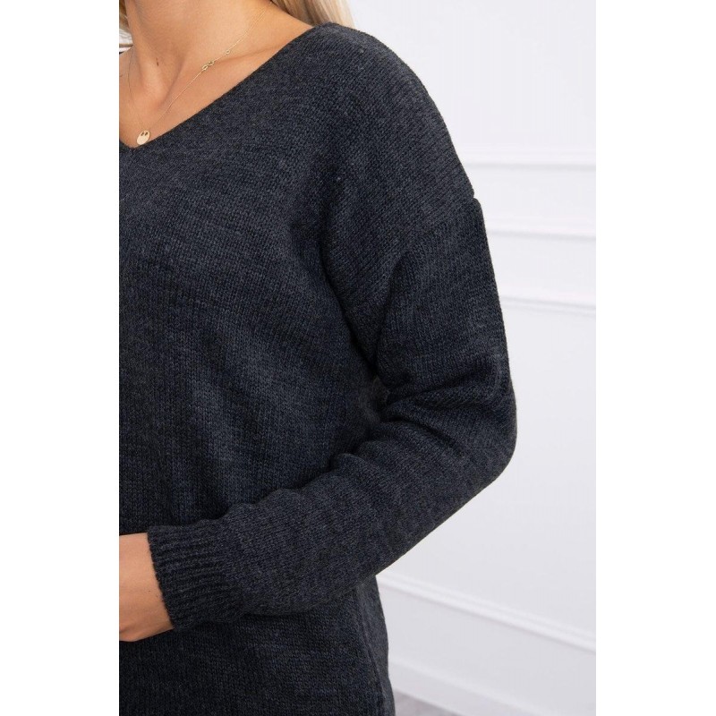 Dámsky sveter 2020-15 - grafitový