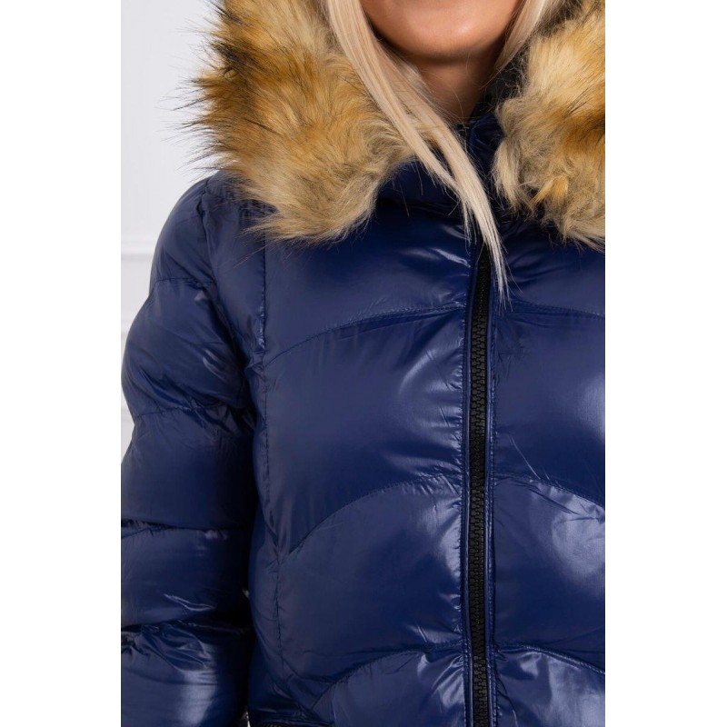 Dámska prešívaná bunda Kurtka 2 - tmavomodrá