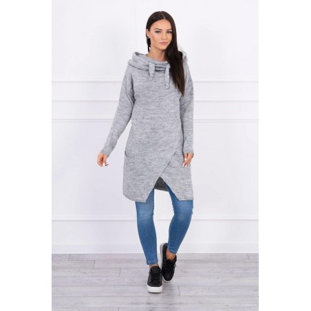 Sveter pre dámy 2019-6 - sivý