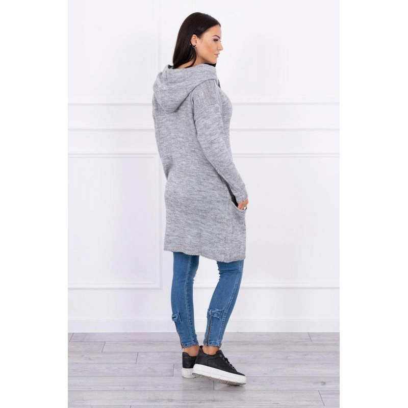 Sveter pre dámy 2019-6 - sivý