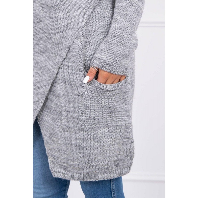 Sveter pre dámy 2019-6 - sivý