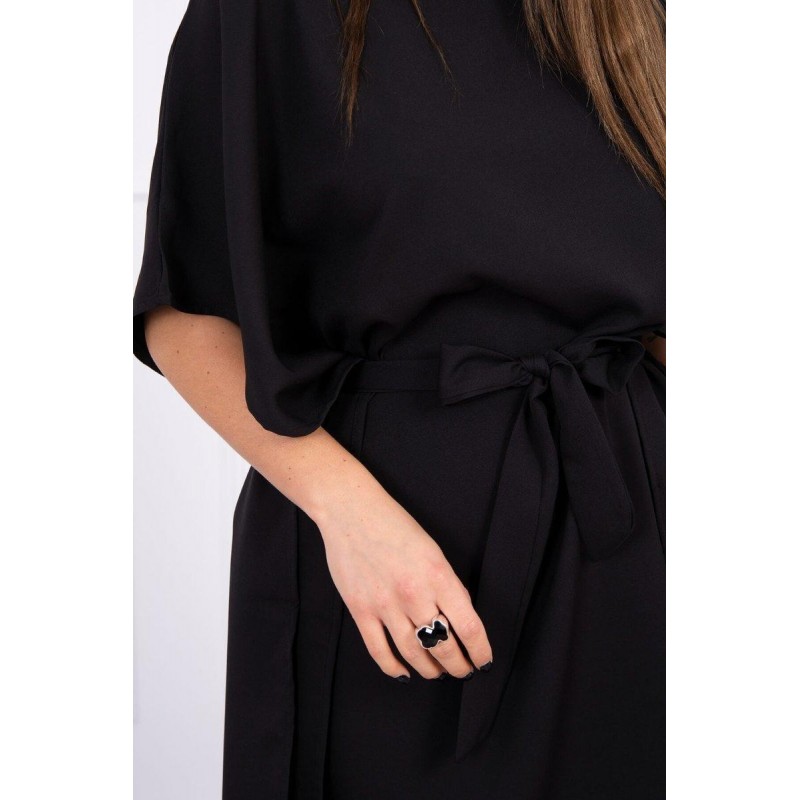 Dámske oversize šaty 9016 - čierne