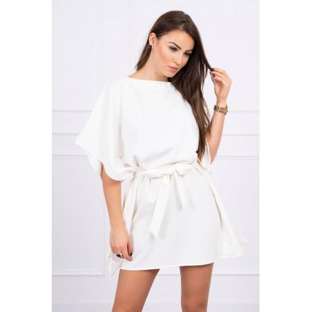 Dámske oversize šaty 9016 - ecru