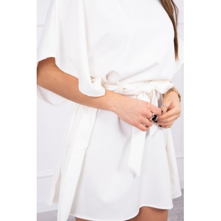 Dámske oversize šaty 9016 - ecru