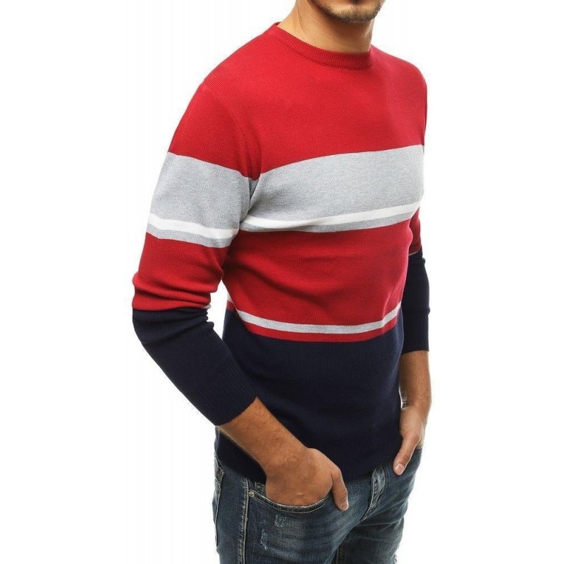 Pánsky červený sveter WX1492