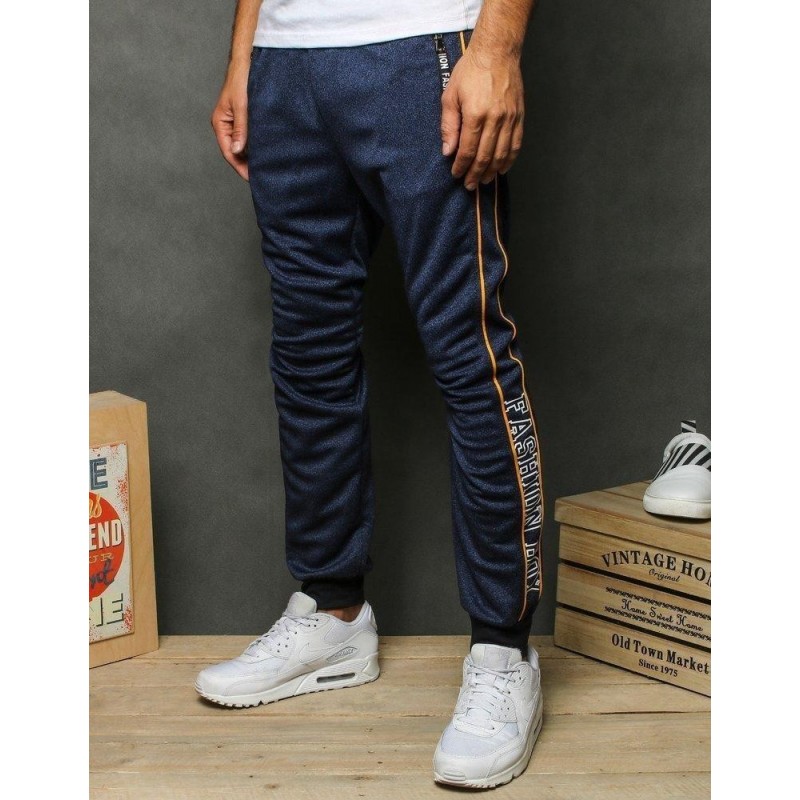 Pánske tmavomodré tepláky UX2686