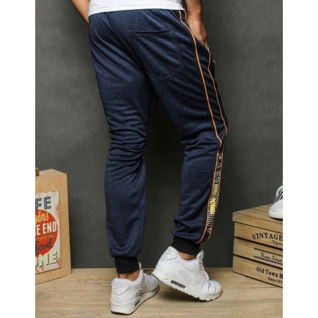 Pánske tmavomodré tepláky UX2686