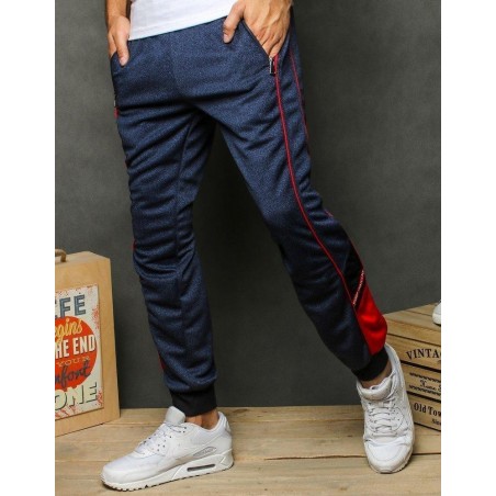 Pánske jogger tepláky UX2688 - tmavomodré