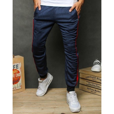 Pánske jogger tepláky UX2688 - tmavomodré