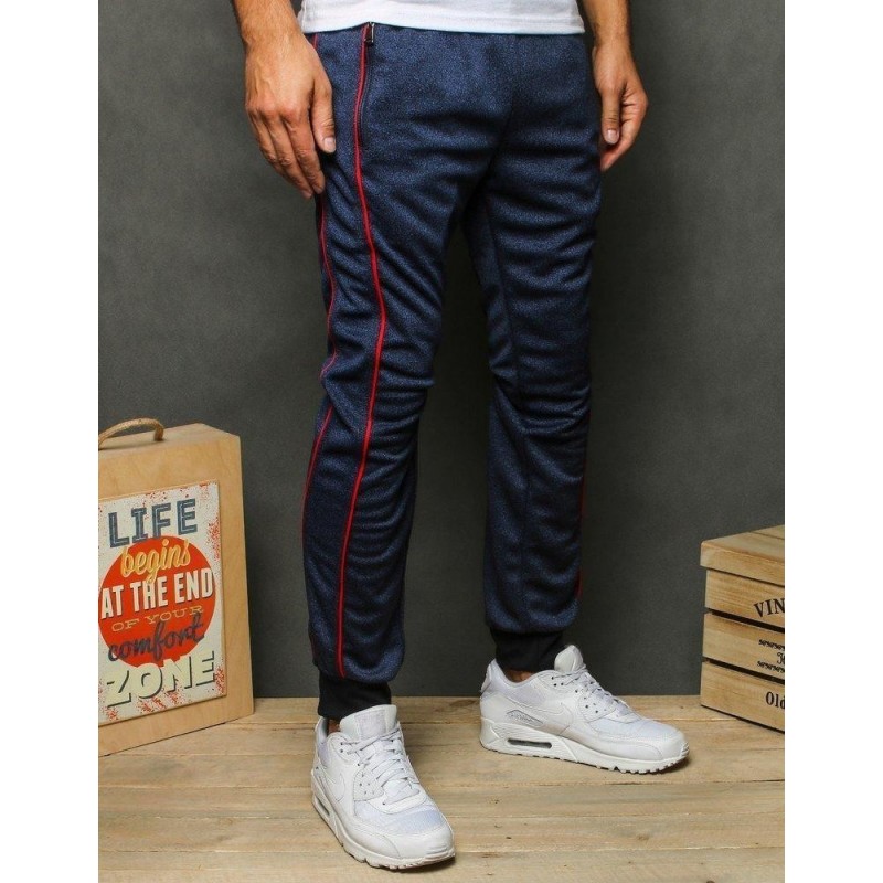 Pánske jogger tepláky UX2688 - tmavomodré