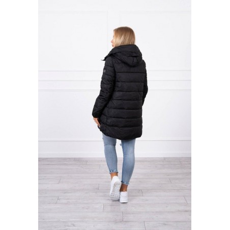 Prešívaná zimná dámska bunda FIFI 18 - čierna
