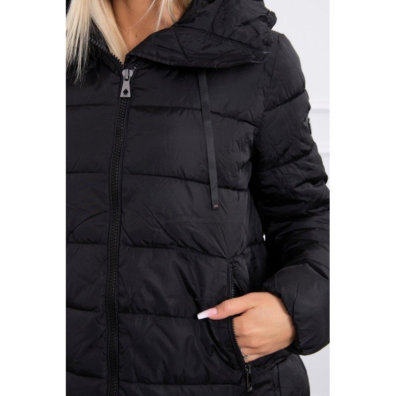 Prešívaná zimná dámska bunda FIFI 18 - čierna
