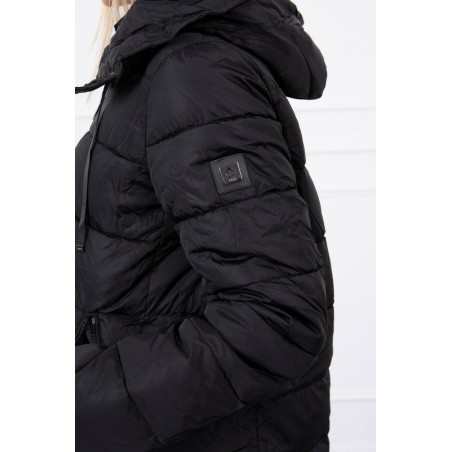 Prešívaná zimná dámska bunda FIFI 18 - čierna