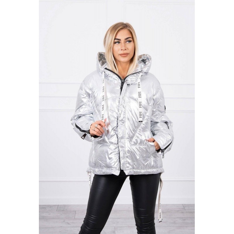 Zimná bunda pre dámy FIFI Maya 21 - strieborná
