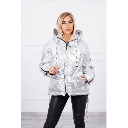 Zimná bunda pre dámy FIFI Maya 21 - strieborná