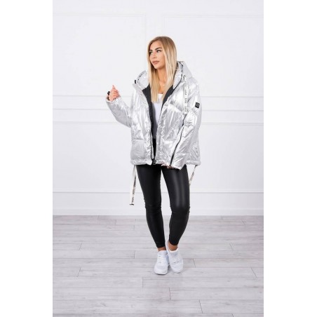 Zimná bunda pre dámy FIFI Maya 21 - strieborná