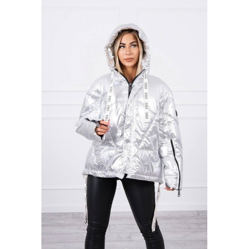 Zimná bunda pre dámy FIFI Maya 21 - strieborná