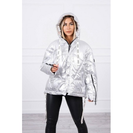 Zimná bunda pre dámy FIFI Maya 21 - strieborná