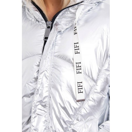 Zimná bunda pre dámy FIFI Maya 21 - strieborná
