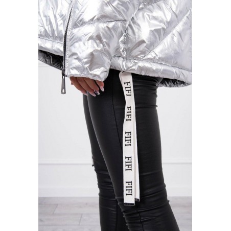 Zimná bunda pre dámy FIFI Maya 21 - strieborná